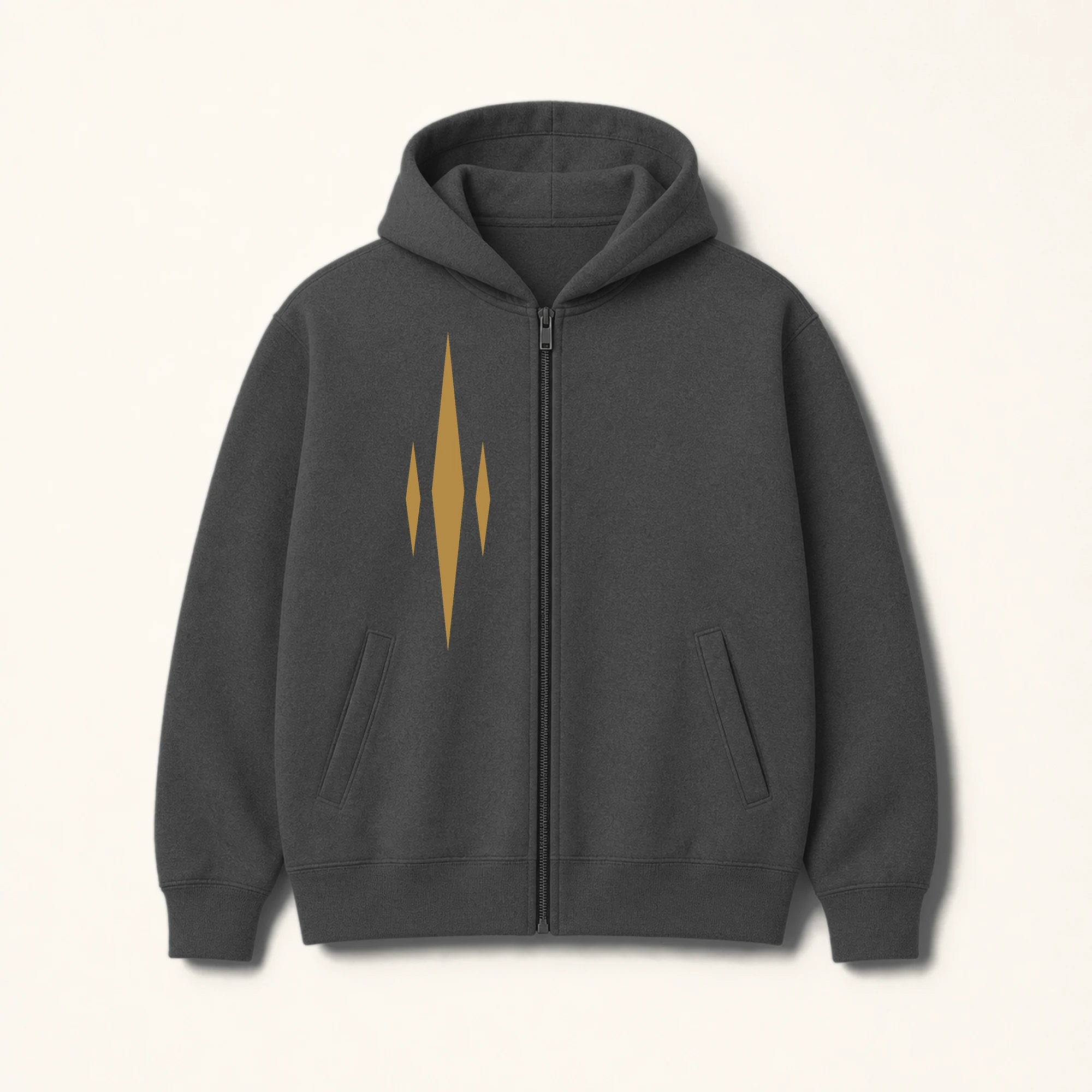SAVANT Zip Hoodie — Charcoal / Mark