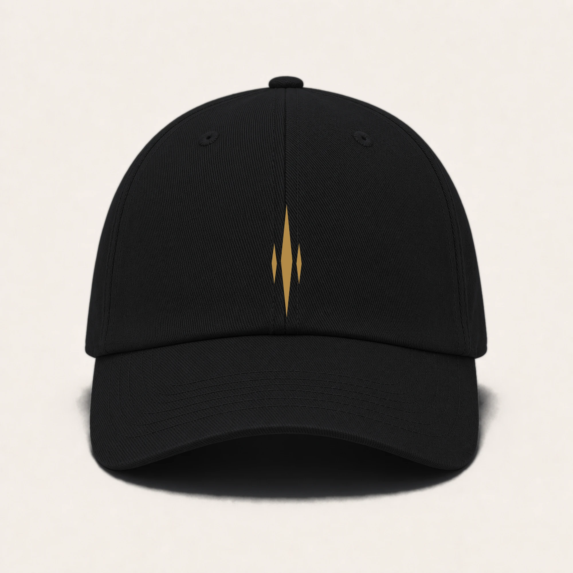 Mockup individual do boné SAVANT Signature em preto